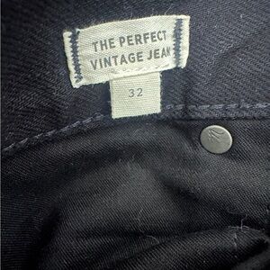 Madewell The Perfect Vintage Jean Sz 32 black